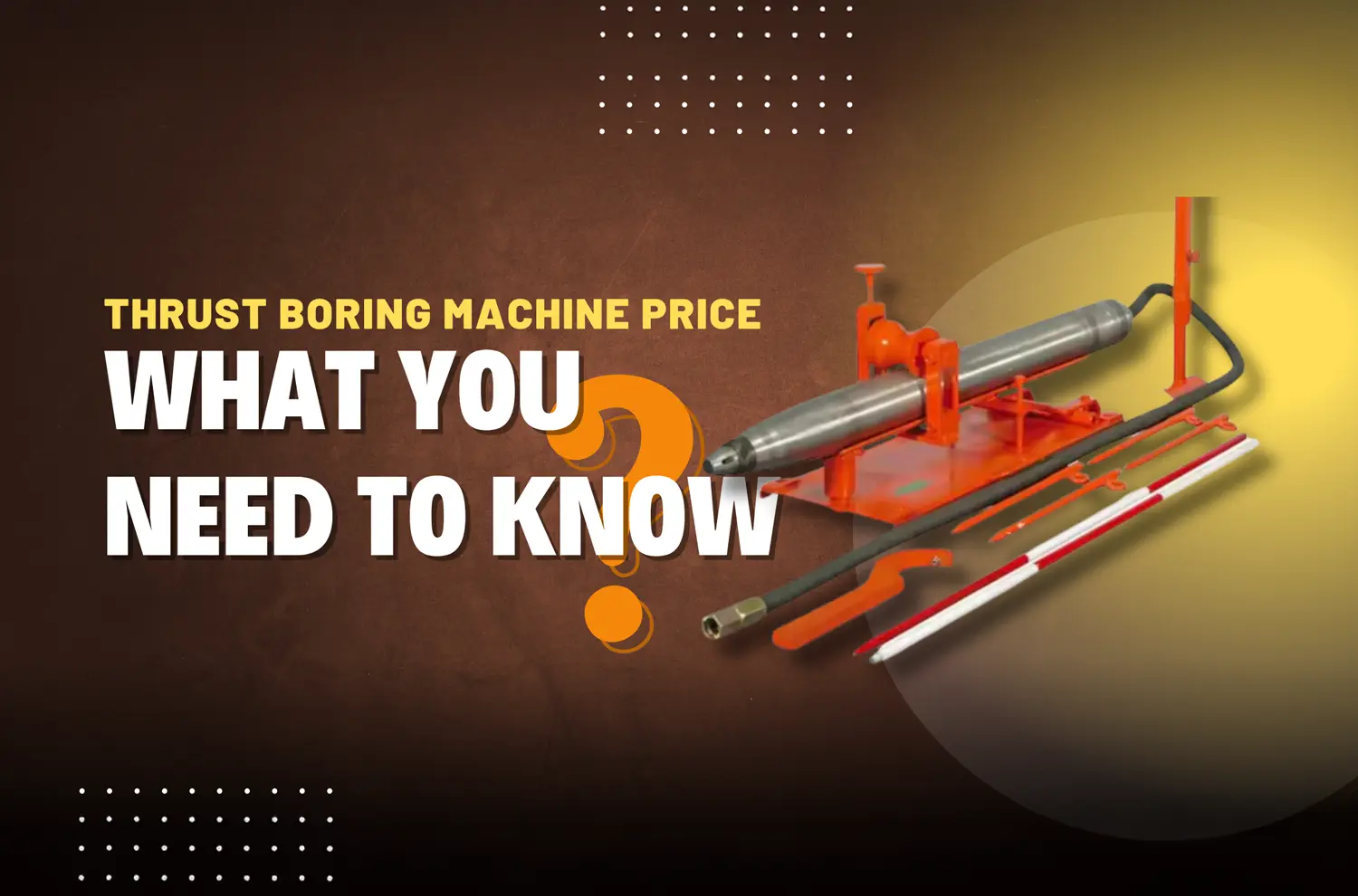 thrust boring machine price what you need to know thrust boring machine price what you need to know