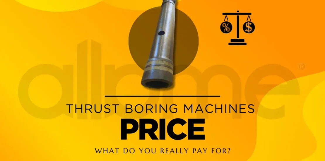 thrust boring machines price