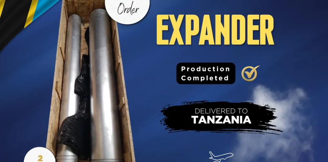 132 mm to 160 mm and 132 mm to 232 mm Expanders Shipped to Tanzania